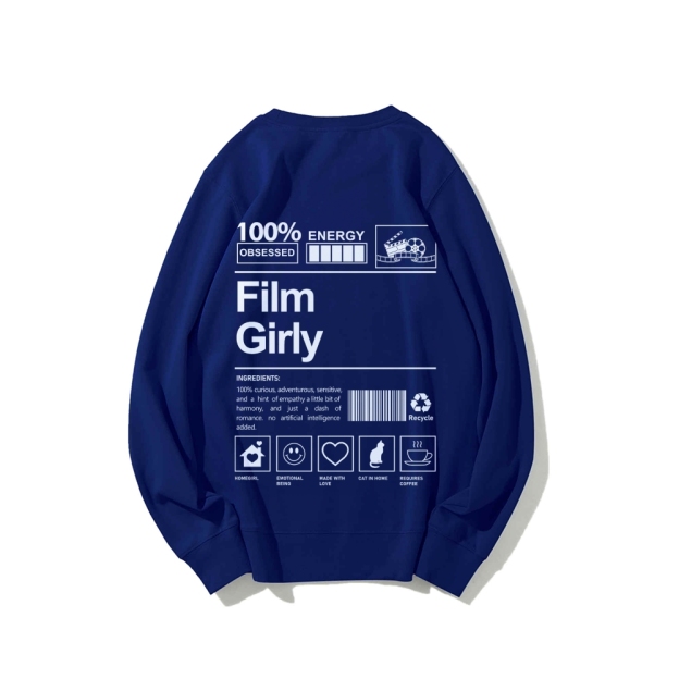 Film Giry Casual Crewneck Sweatshirt