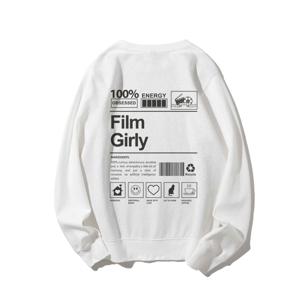 Film Giry Casual Crewneck Sweatshirt