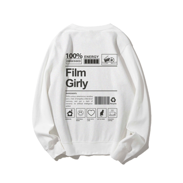 Film Giry Casual Crewneck Sweatshirt