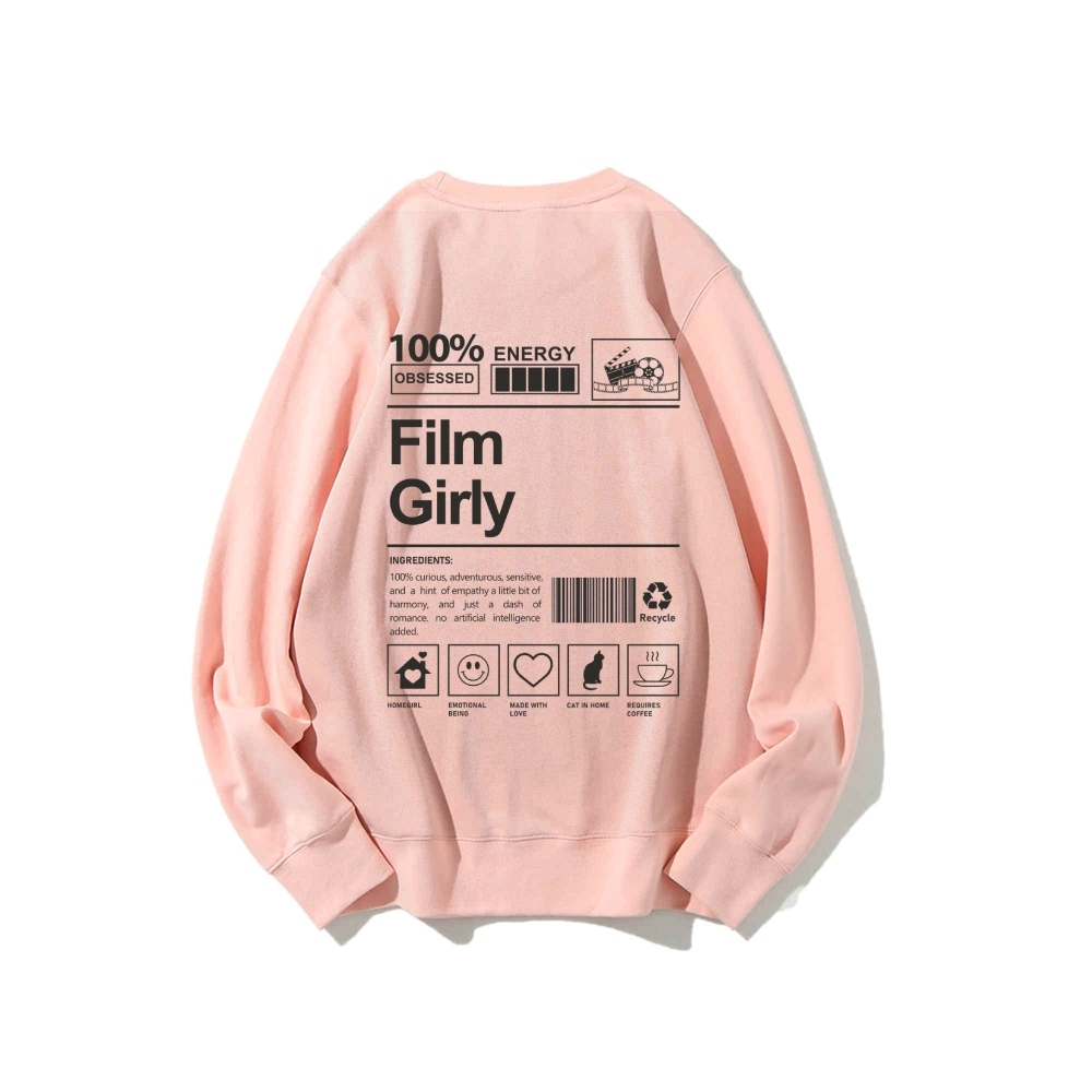 Film Giry Casual Crewneck Sweatshirt