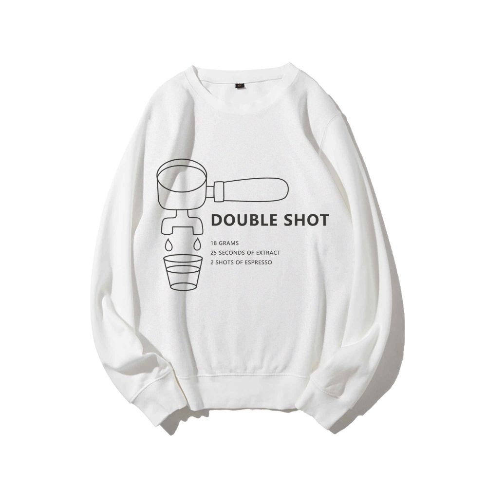 DOUBLE SHOT Casual Crewneck Sweatshirt