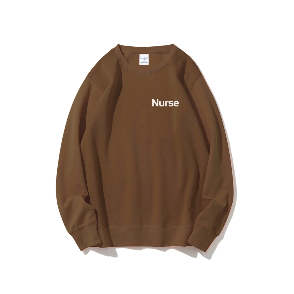 Nurse Casual Crewneck Sweatshirt Customscool