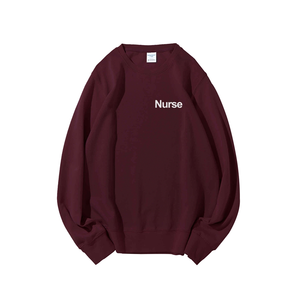Nurse Casual Crewneck Sweatshirt Customscool