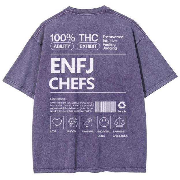 ENFJ  CHEFS WASHED T-SHIRT