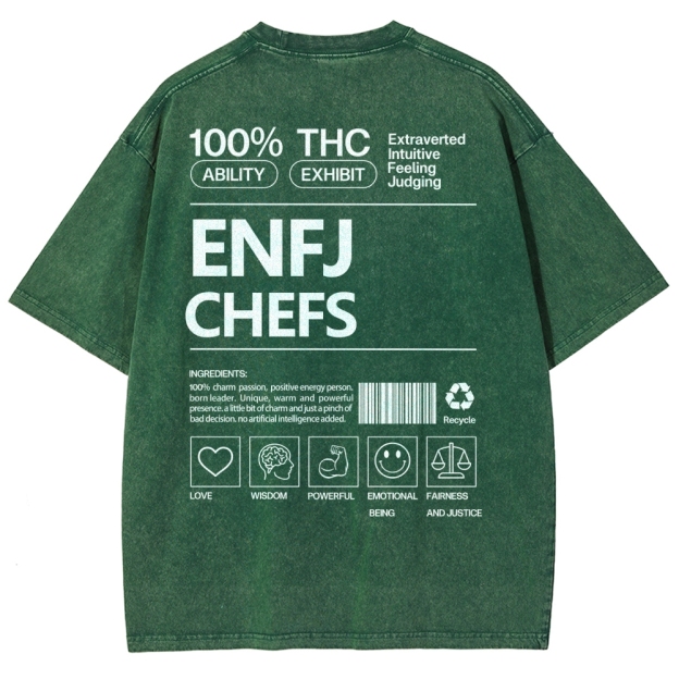 ENFJ  CHEFS WASHED T-SHIRT