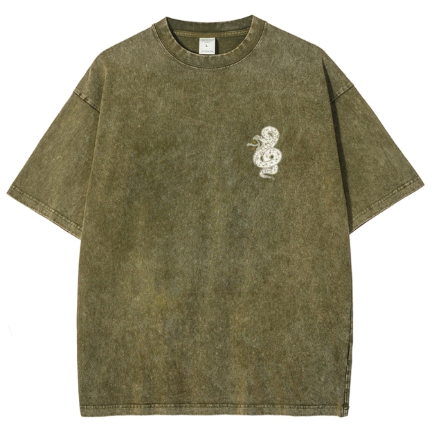 Long Live Rad Women Vintage Snowflake Washed T-Shirt