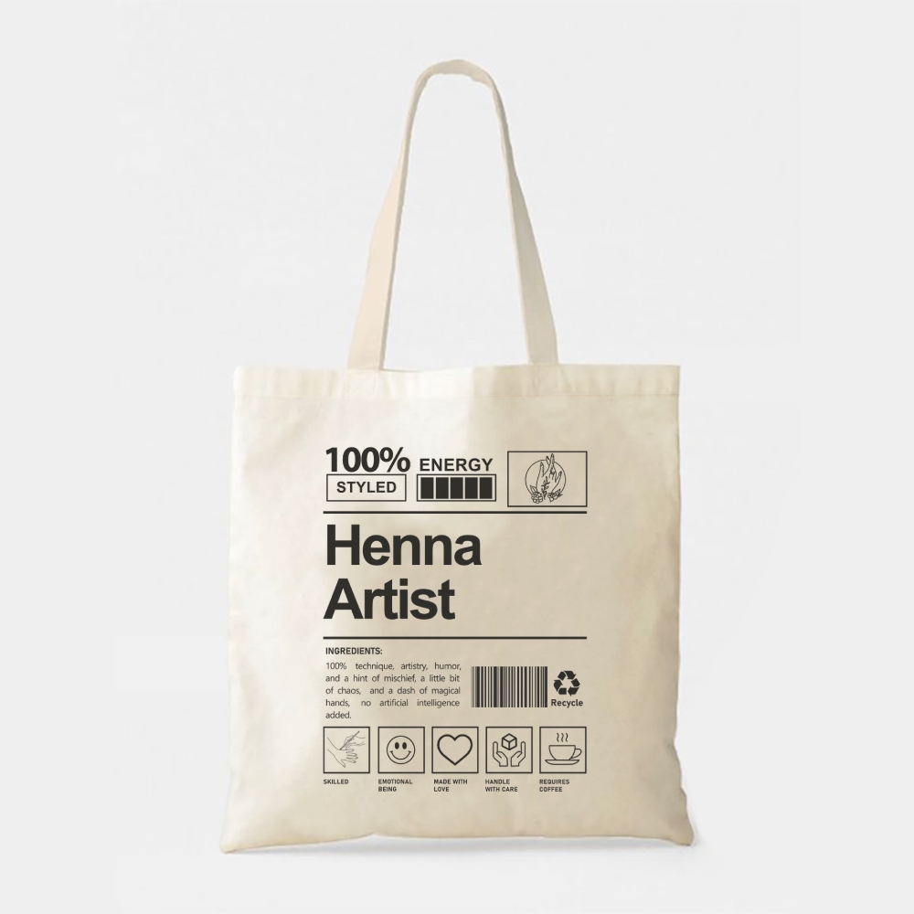 Henna Artist Tote Bag