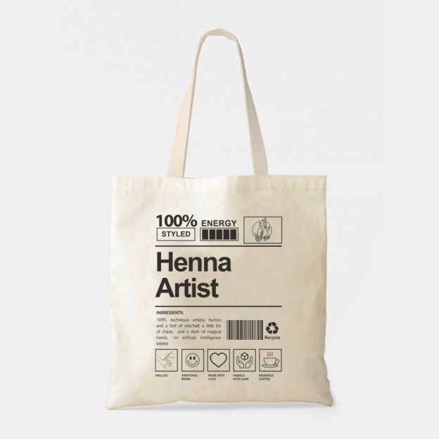 Henna Artist Tote Bag