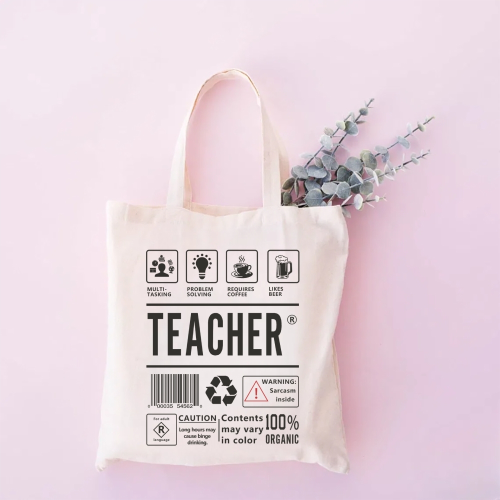 teacher Tote Bag Customscool
