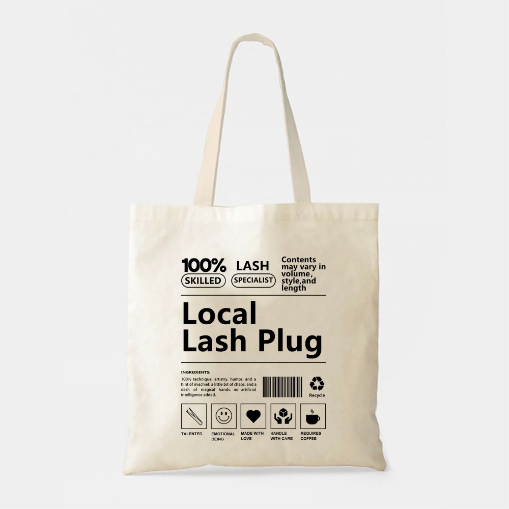Local Lash Plug Tote Bag