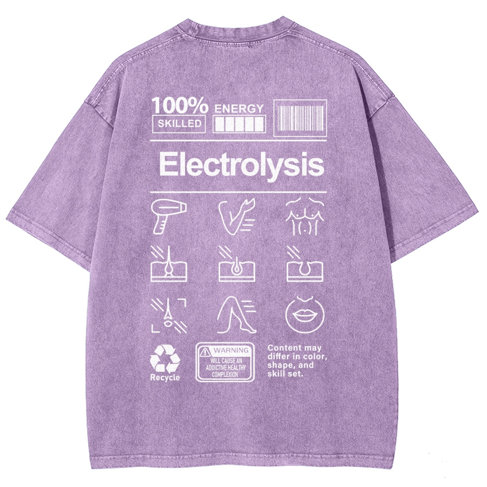 Electrolysis Unisex Fit Washed T-Shirt Customscool