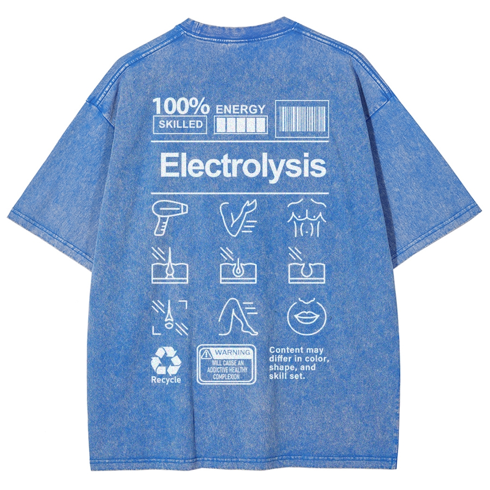 Electrolysis Unisex Fit Washed T-Shirt Customscool