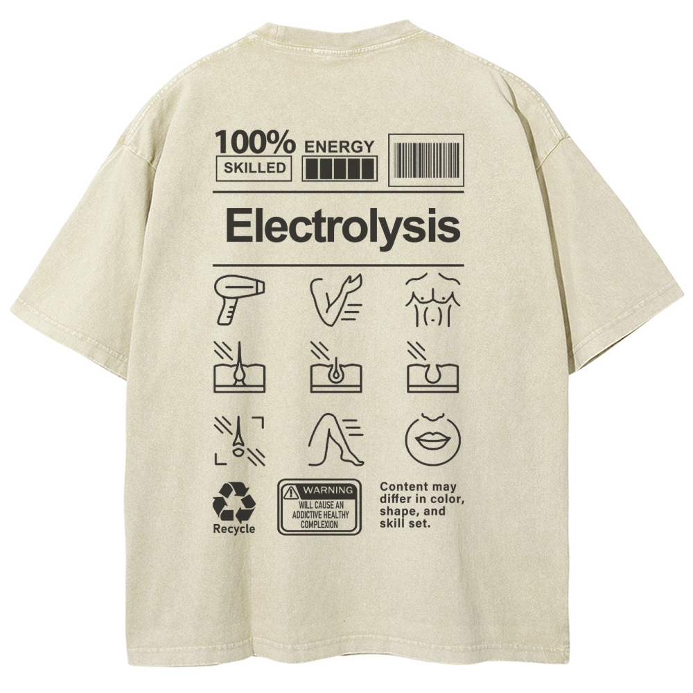 Electrolysis Unisex Fit Washed T-Shirt Customscool
