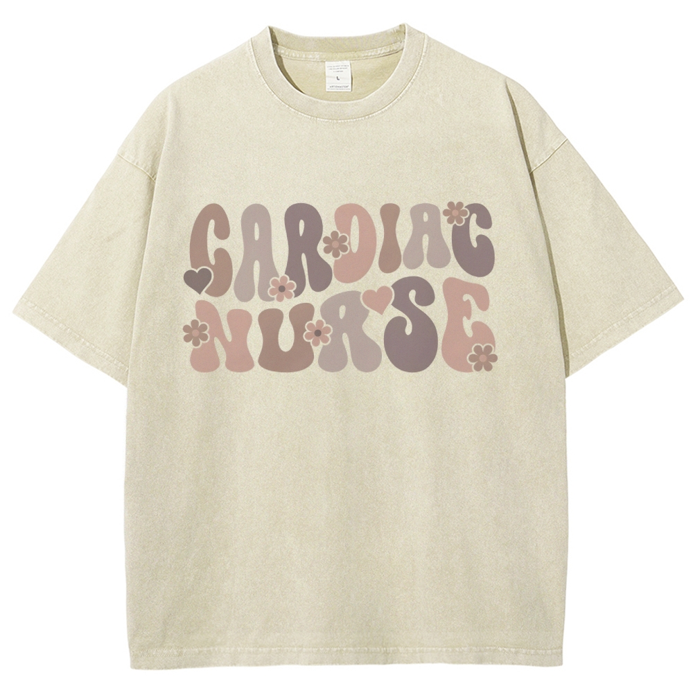 Nurse Unisex Fit Washed T-Shirt Customscool