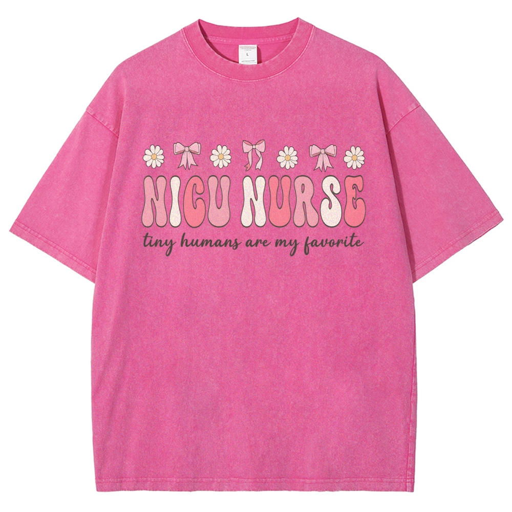 NICU Nurse Unisex Fit Washed T-Shirt Customscool