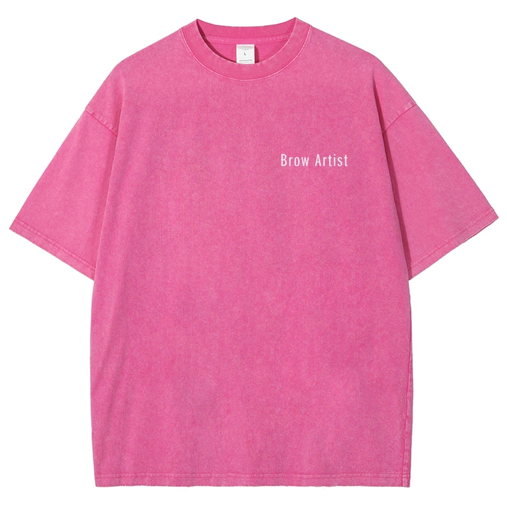 Brow Artist Addcustom Unisex Fit Washed T-Shirt Customscool