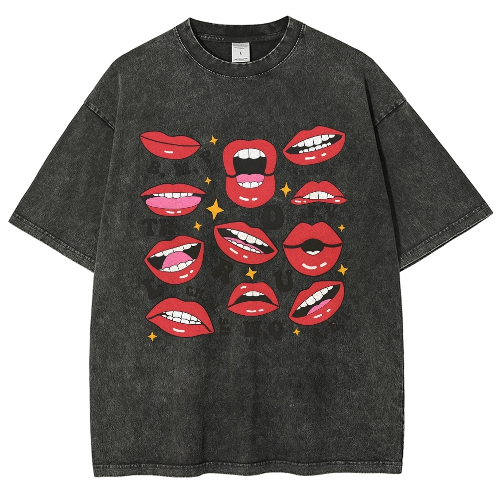 speech-therapyUnisex Fit Washed T-Shirt Customscool
