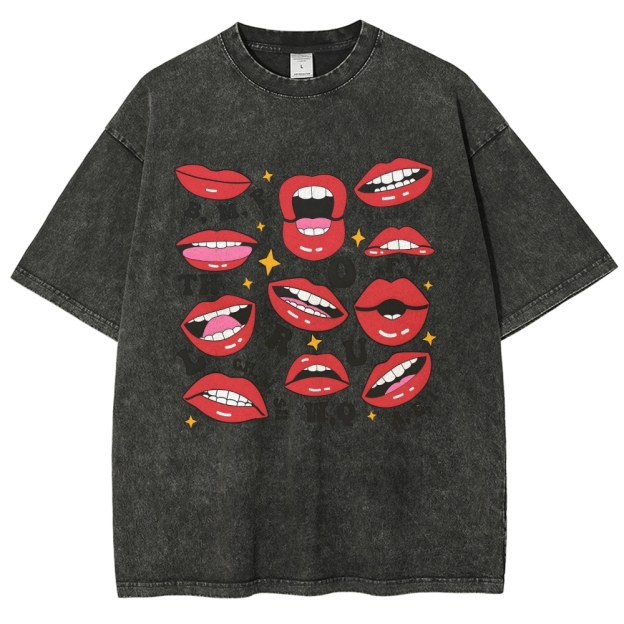 speech-therapyUnisex Fit Washed T-Shirt Customscool