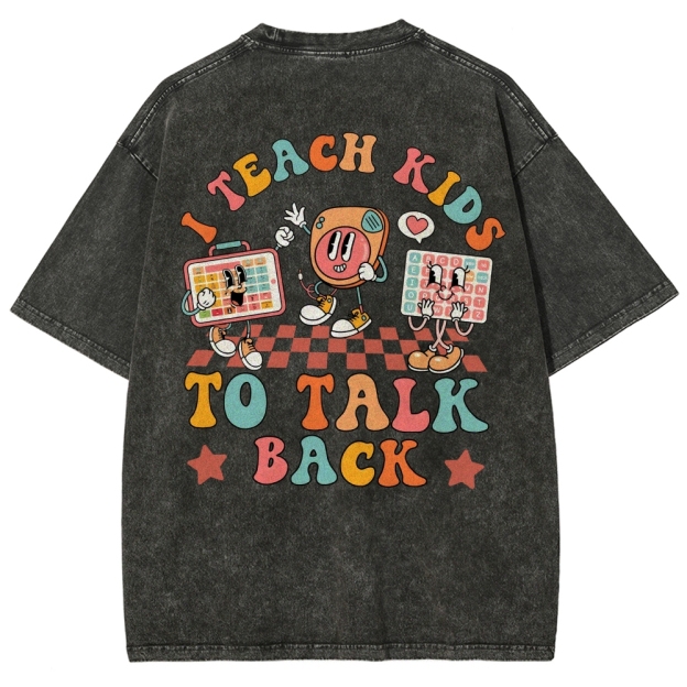 SLP Addcustom Unisex Fit Washed T-Shirt Customscool