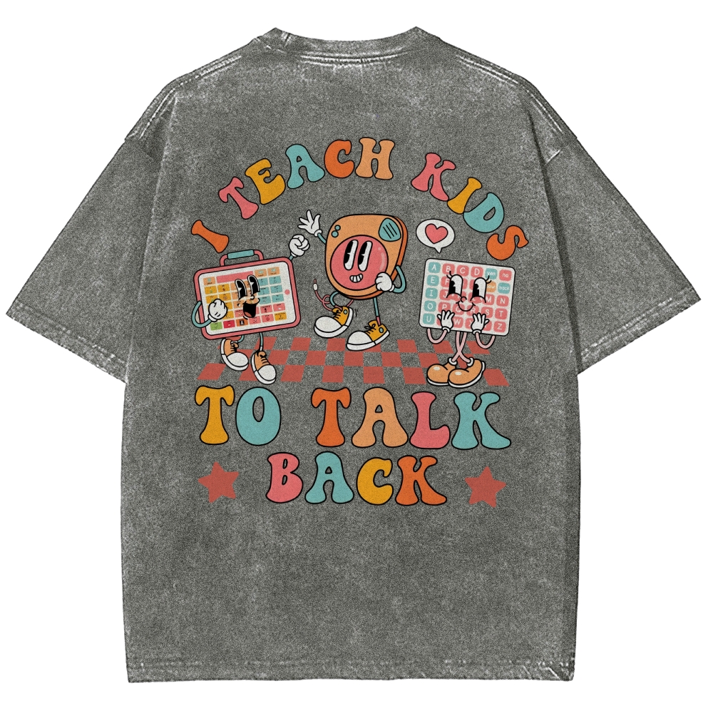 SLP Addcustom Unisex Fit Washed T-Shirt Customscool