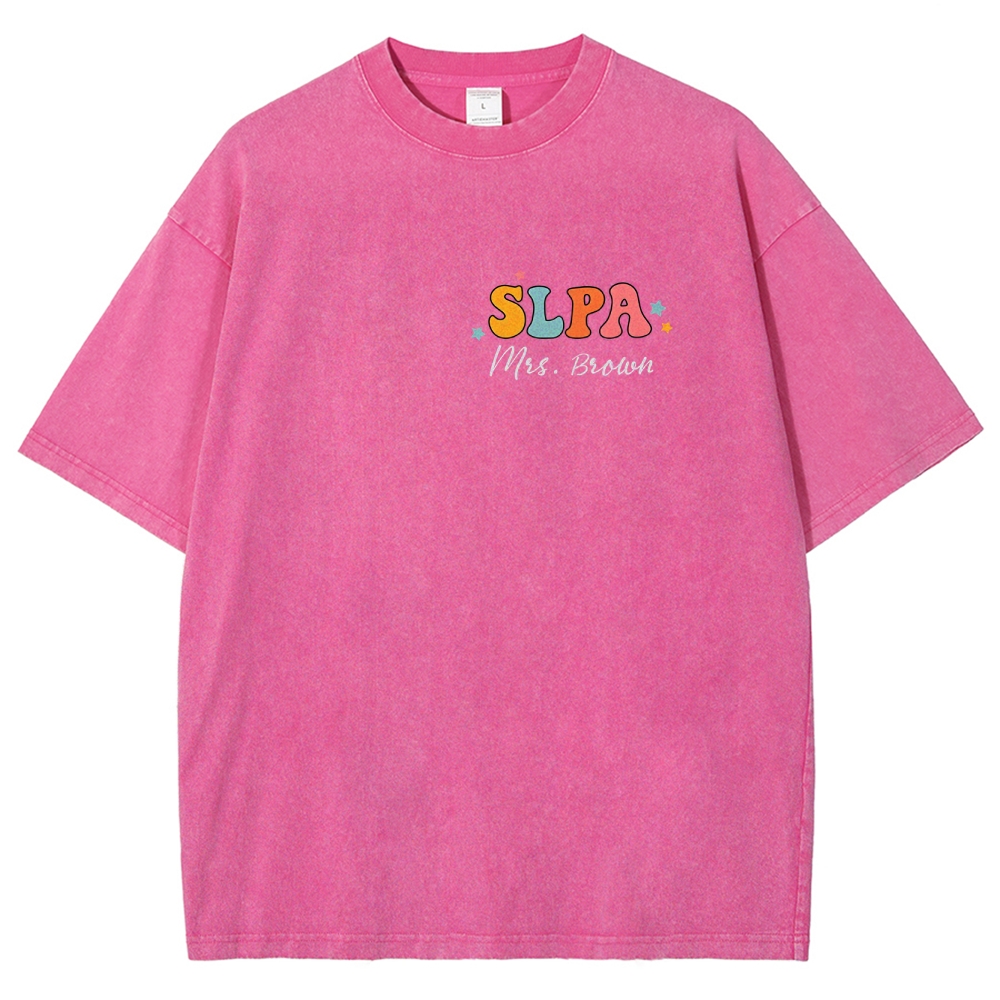 SLP Addcustom Unisex Fit Washed T-Shirt Customscool