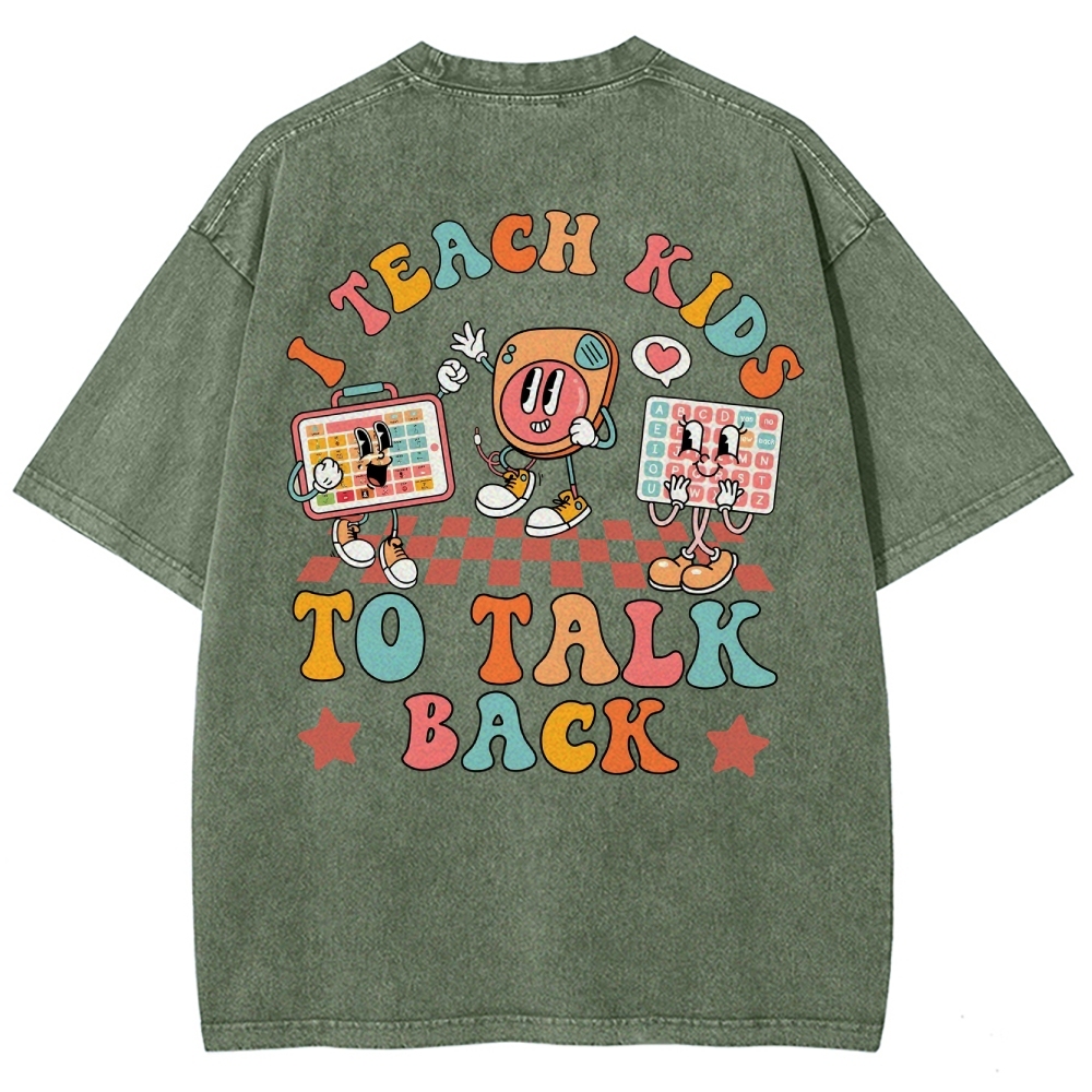 SLP Addcustom Unisex Fit Washed T-Shirt Customscool