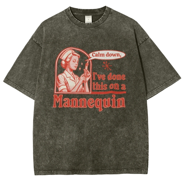 Nurse Unisex Fit Washed T-Shirt