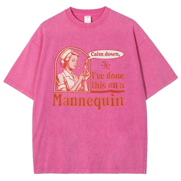 Nurse Unisex Fit Washed T-Shirt