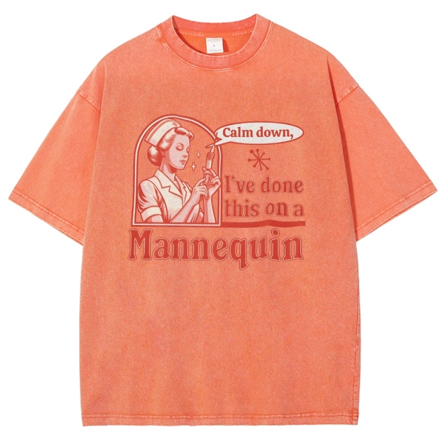 Nurse Unisex Fit Washed T-Shirt