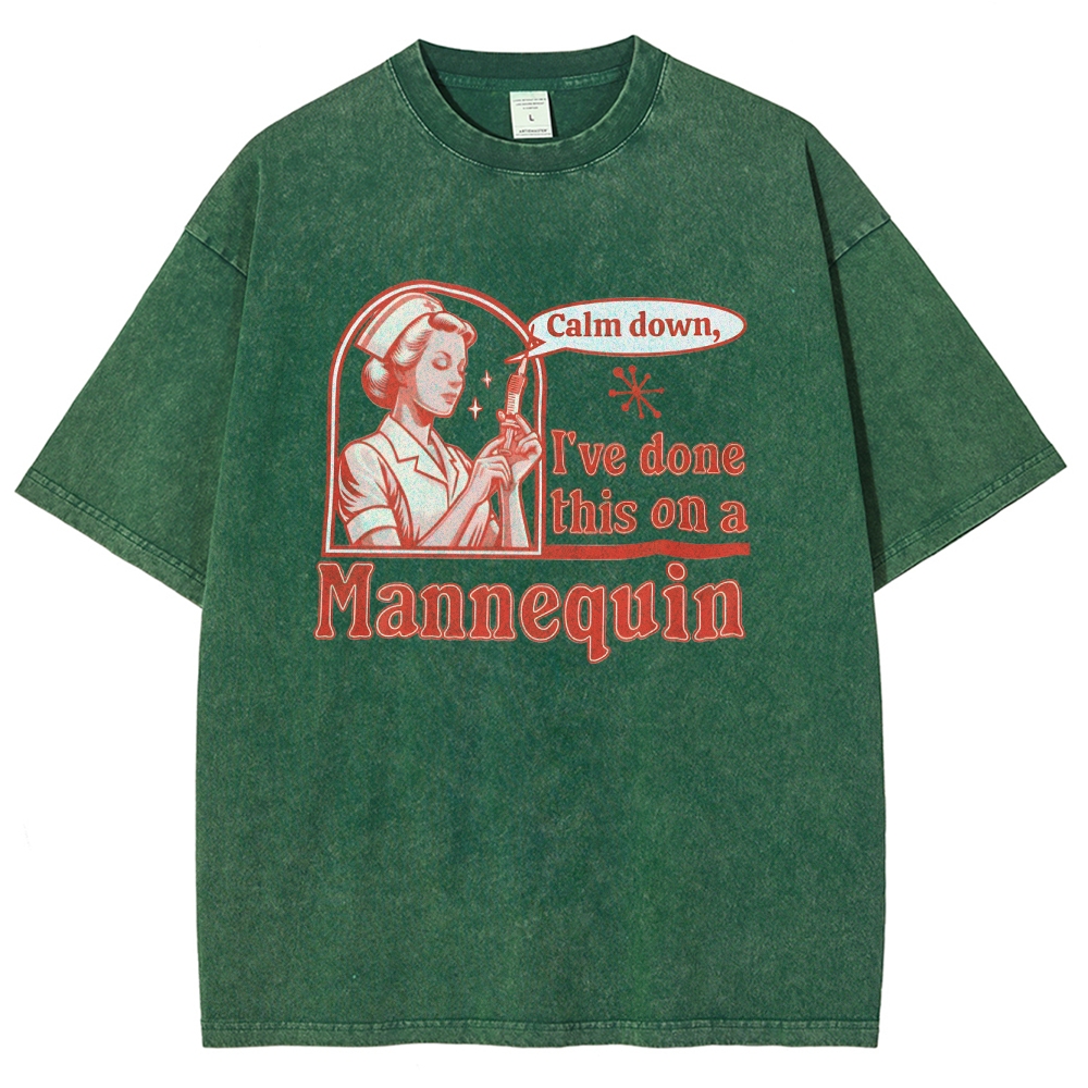 Nurse Unisex Fit Washed T-Shirt