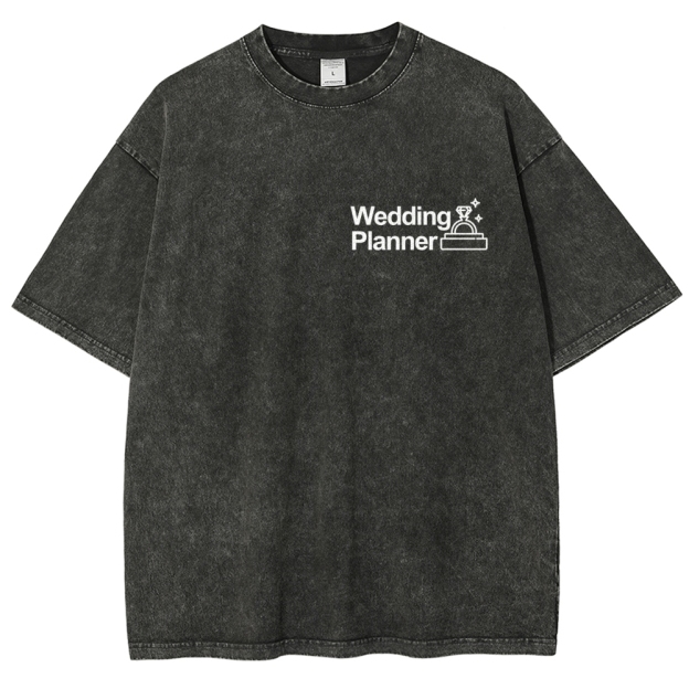 Wedding Planner Unisex Fit Washed T-Shirt