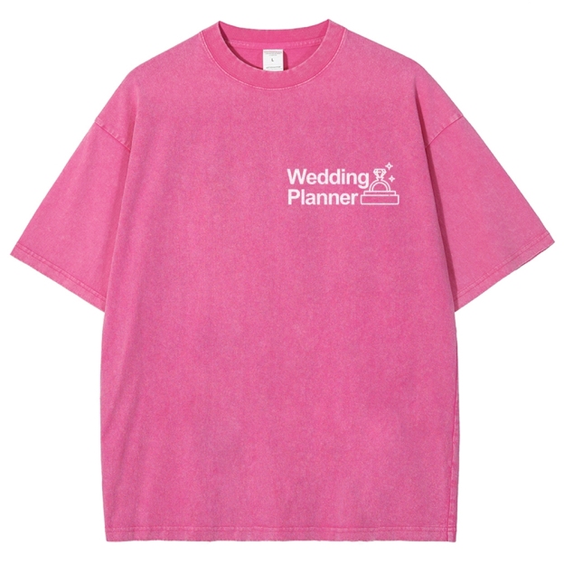 Wedding Planner Unisex Fit Washed T-Shirt
