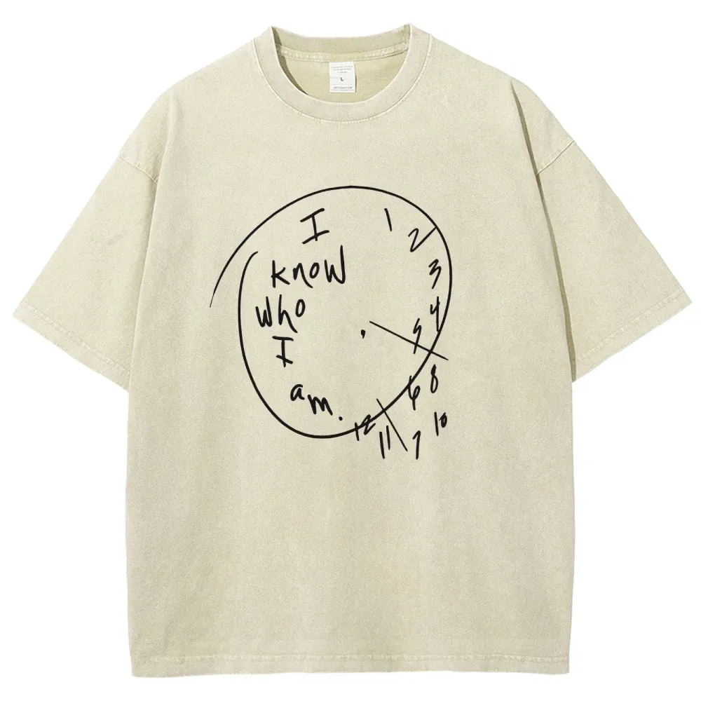 I Know Who I Am Unisex Fit Washed T-Shirt Customscool