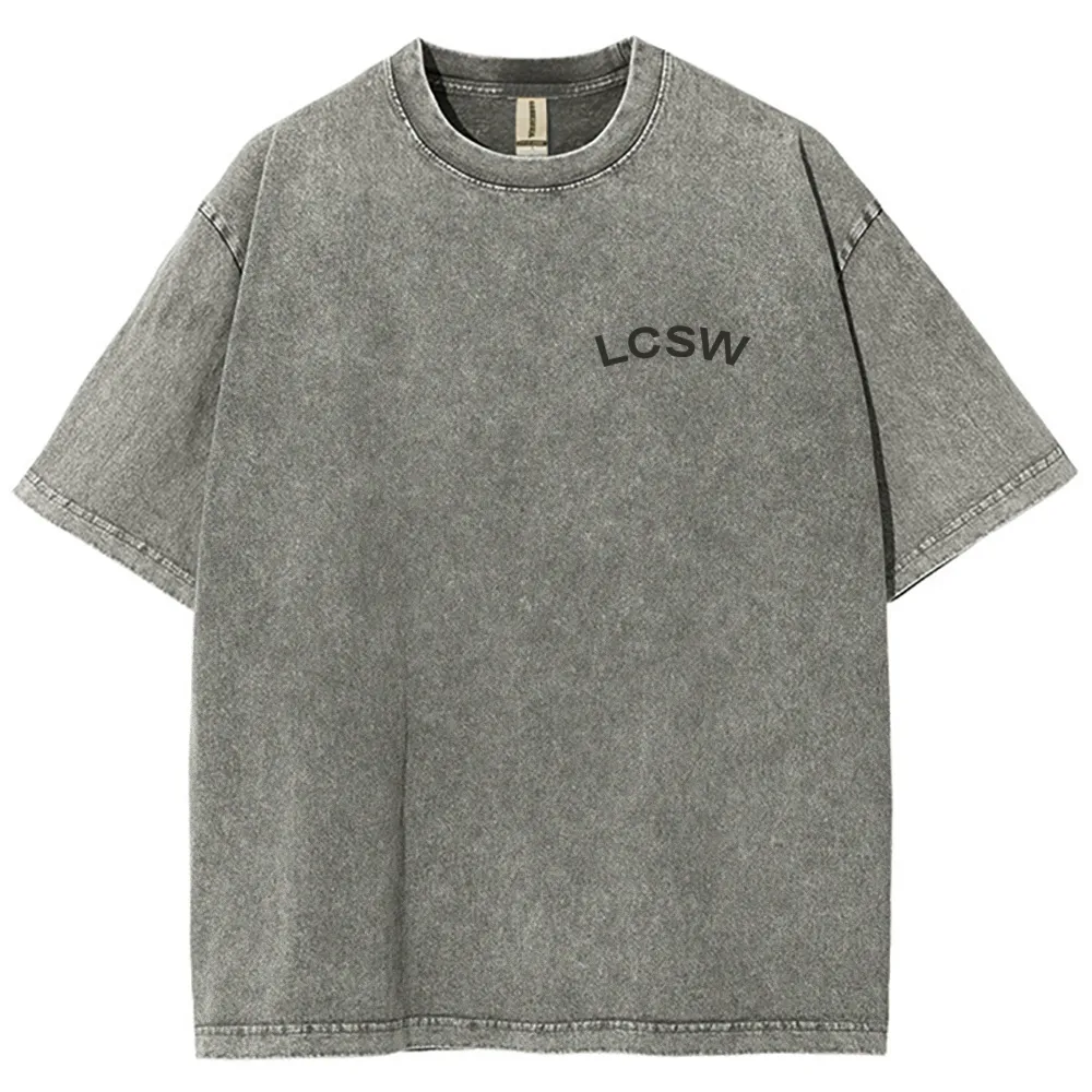 Licensed Clinical Social Worker Unisex Fit Washed T-Shirt