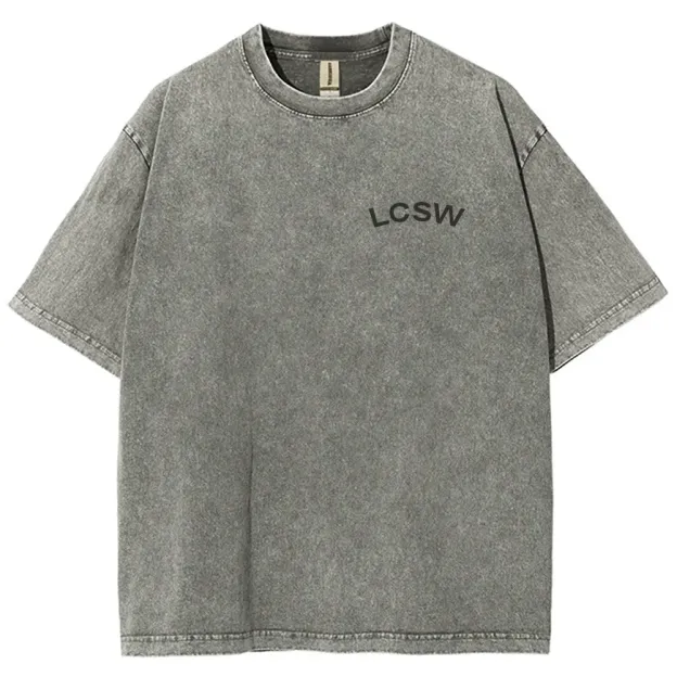 Licensed Clinical Social Worker Unisex Fit Washed T-Shirt