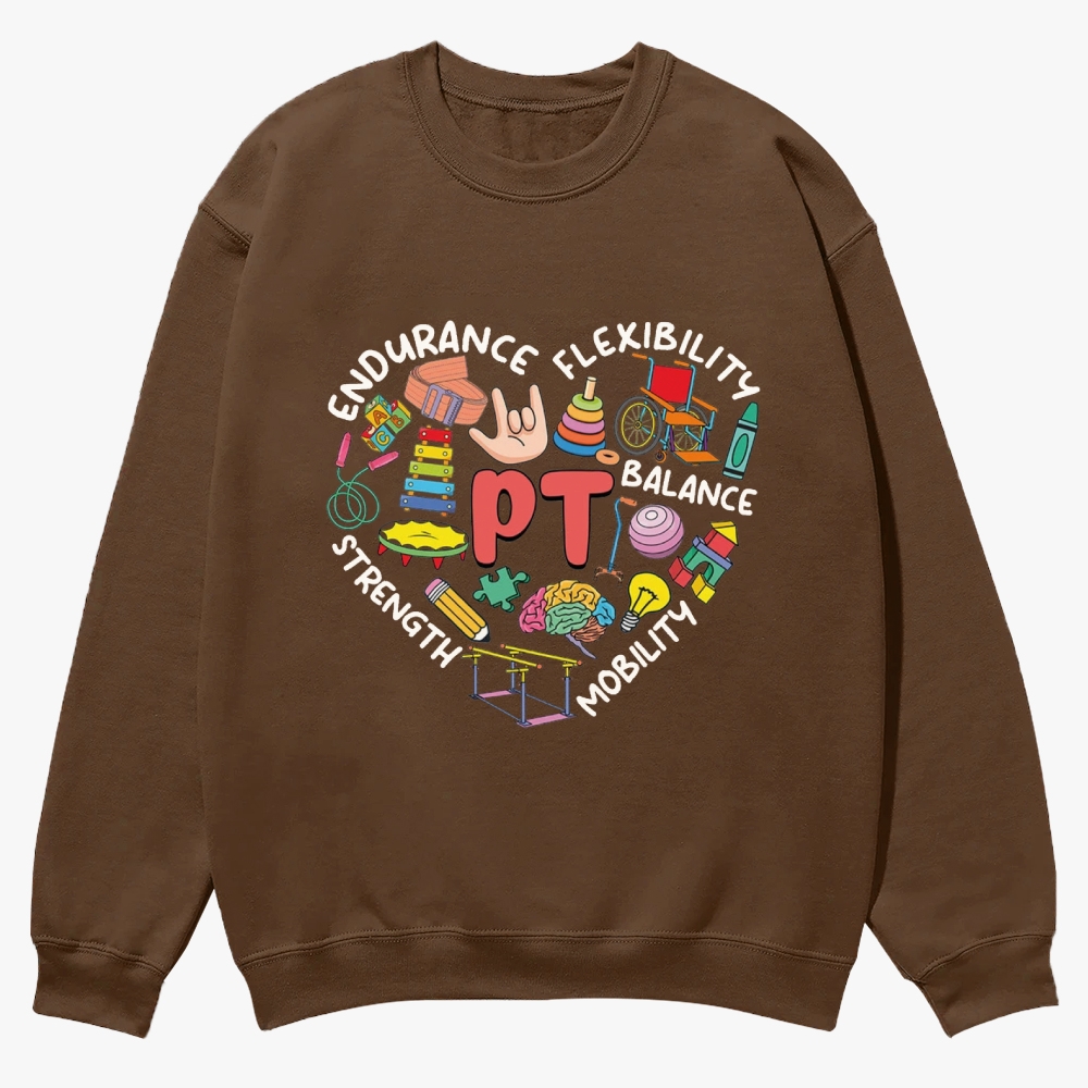 Physical Therapist Casual Crewneck Sweatshirt Customscool