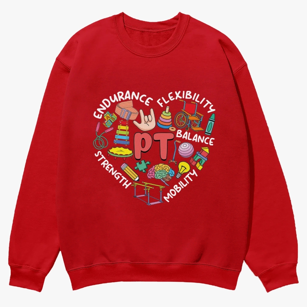 Physical Therapist Casual Crewneck Sweatshirt Customscool