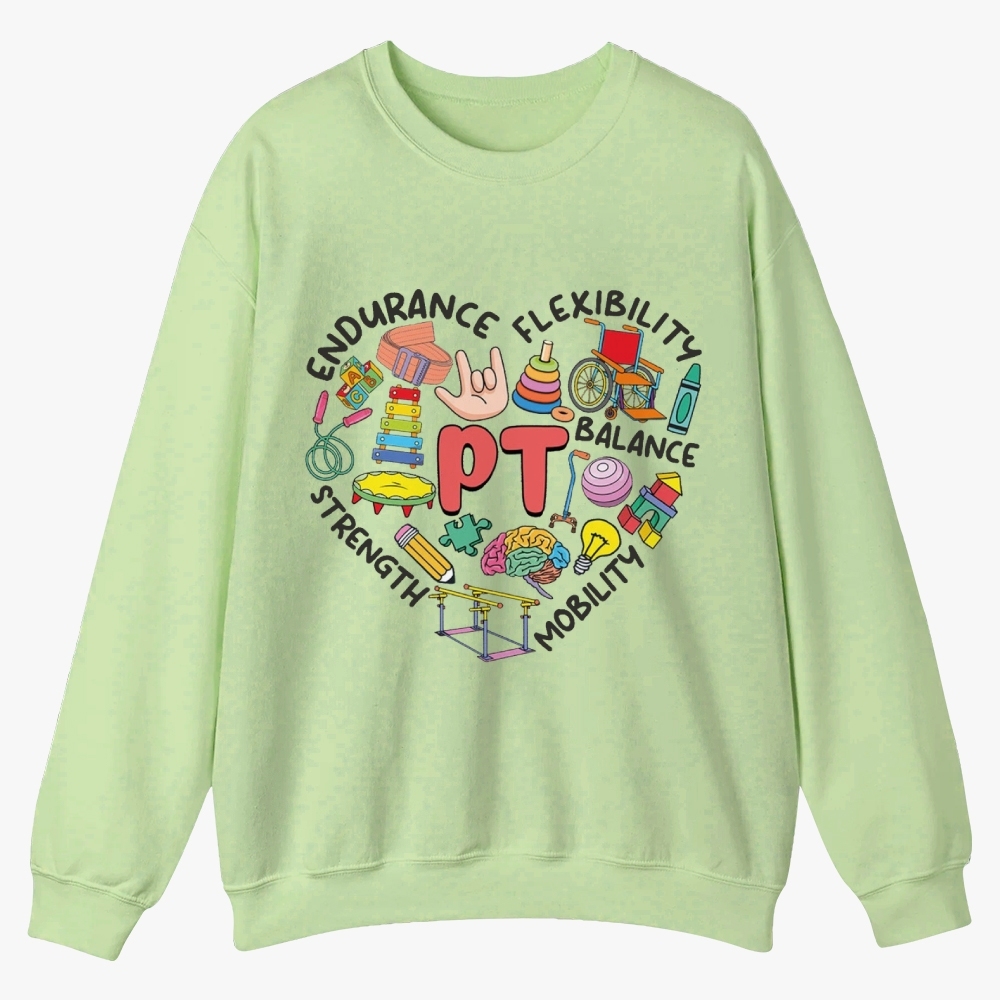 Physical Therapist Casual Crewneck Sweatshirt Customscool