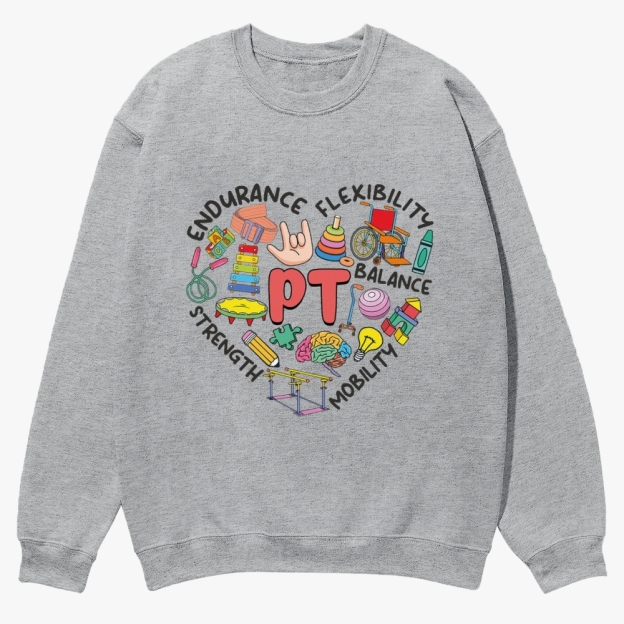 Physical Therapist Casual Crewneck Sweatshirt Customscool