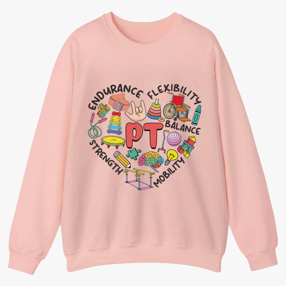 Physical Therapist Casual Crewneck Sweatshirt Customscool