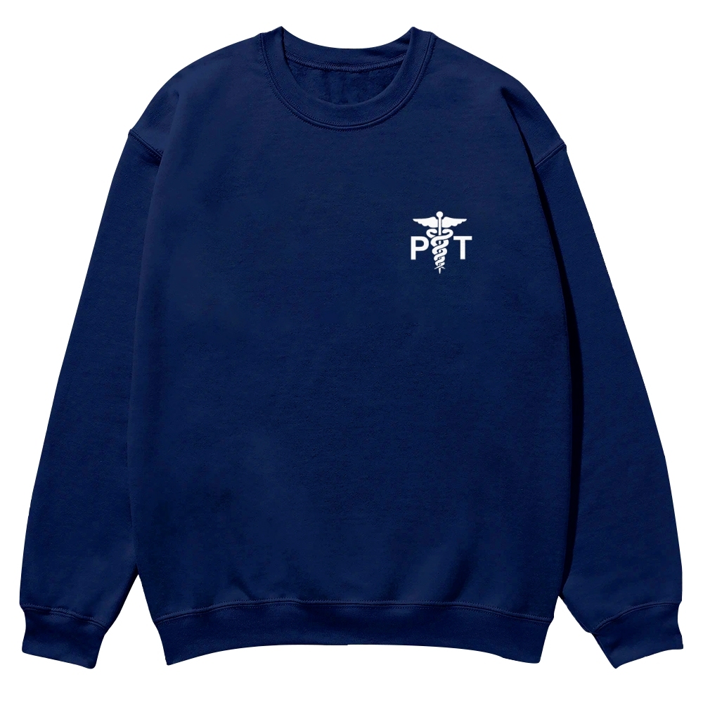 Physical Therapist Addcustom Casual Crewneck Sweatshirt