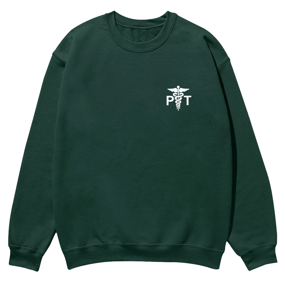 Physical Therapist Addcustom Casual Crewneck Sweatshirt