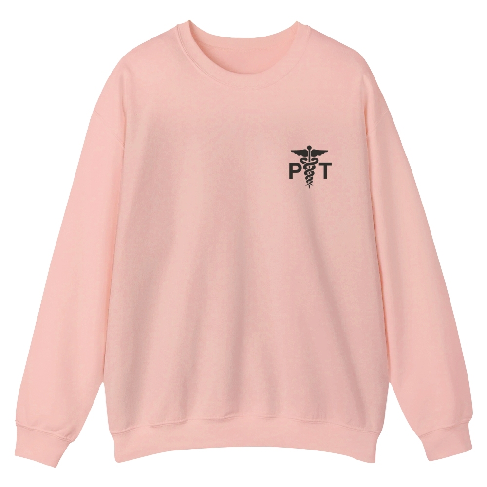 Physical Therapist Addcustom Casual Crewneck Sweatshirt