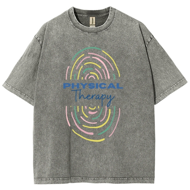Physical Therapist Unisex Fit Washed T-Shirt
