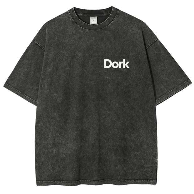 Dork Unisex Fit Washed T-Shirt