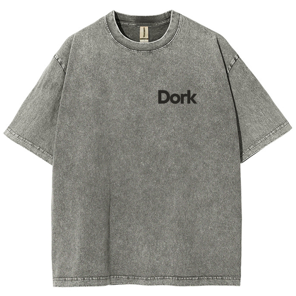 Dork Unisex Fit Washed T-Shirt