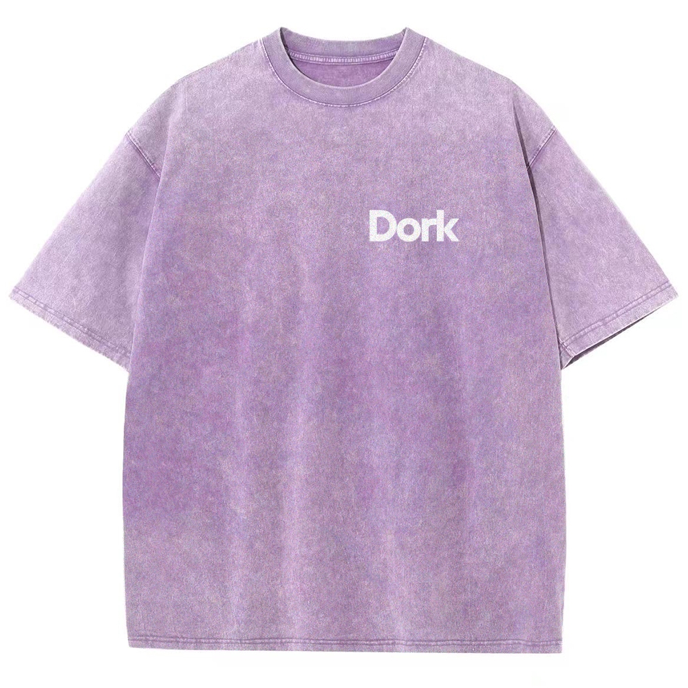 Dork Unisex Fit Washed T-Shirt