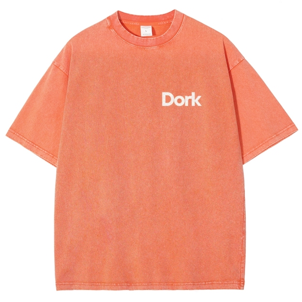 Dork Unisex Fit Washed T-Shirt