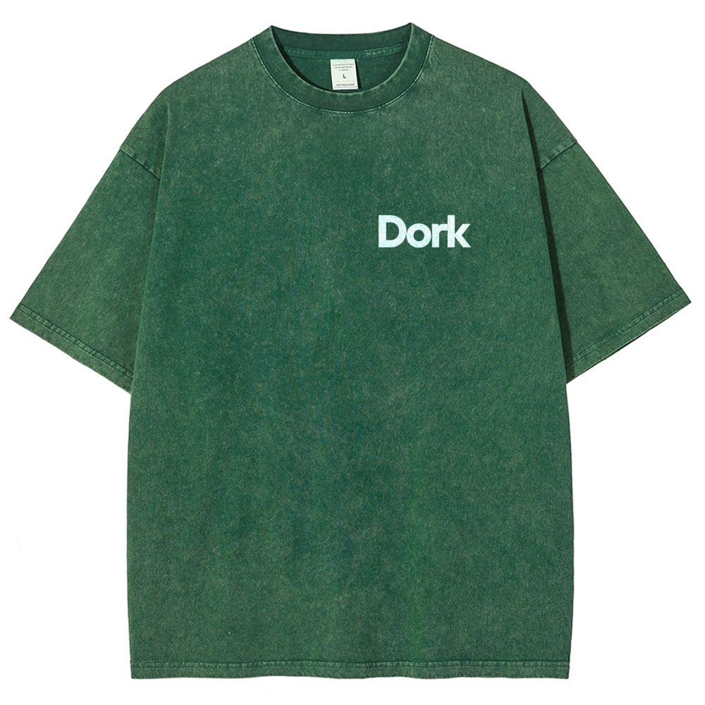 Dork Unisex Fit Washed T-Shirt