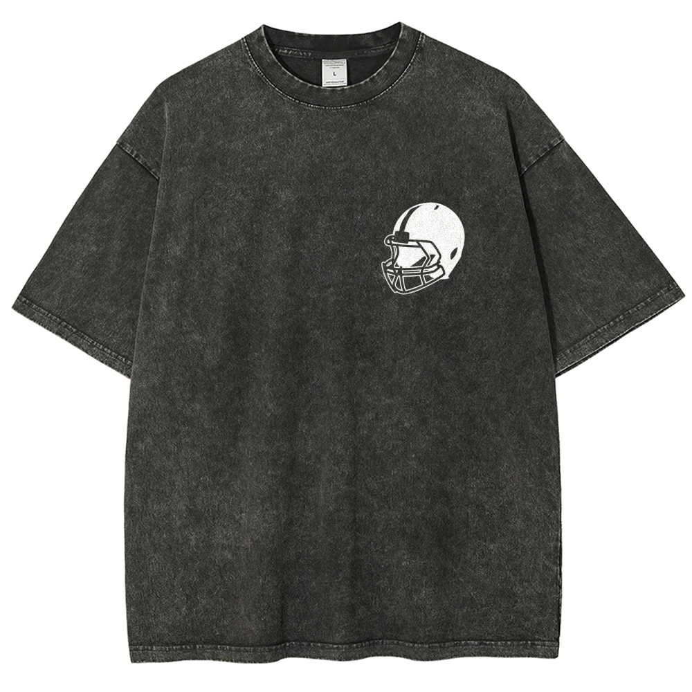 Football Unisex Fit Washed T-Shirt